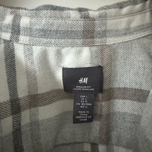 Light Grey Plaid Jacket - Picture 4 of 5